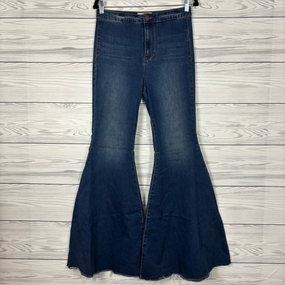 Free People Just Float On Flare High-Rise Jeans Size 28 - Picture 4 of 15